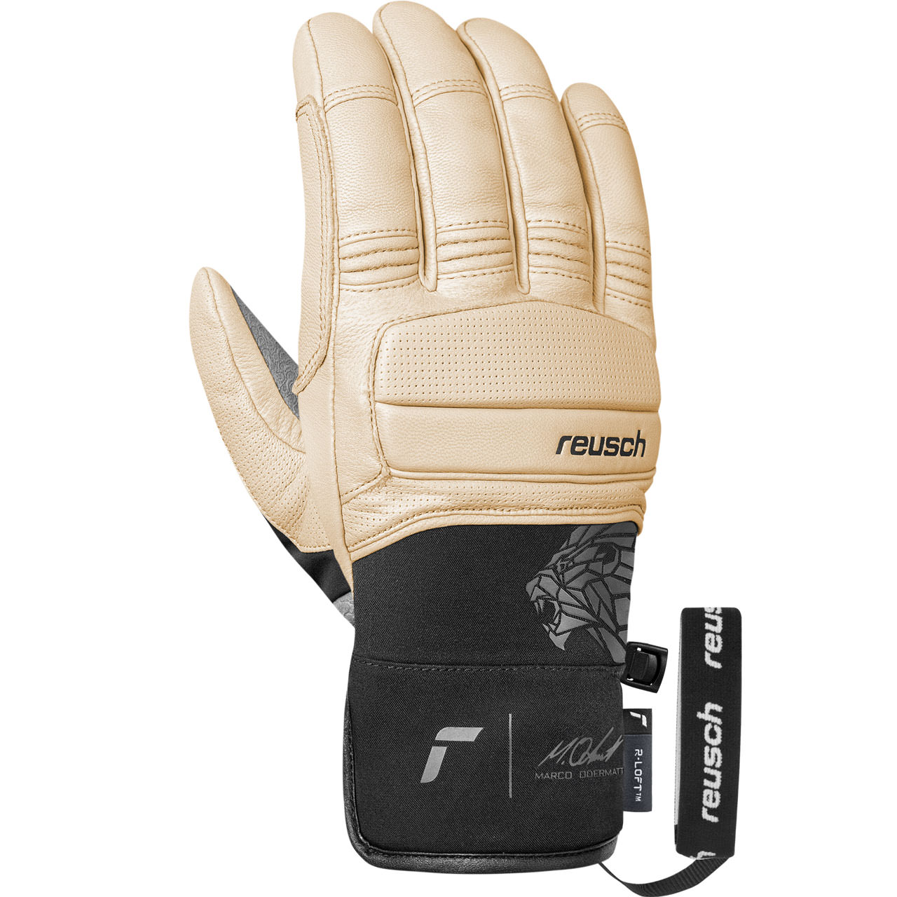 Reusch Men Glove MARCO ODERMATT tan/black | XSPO