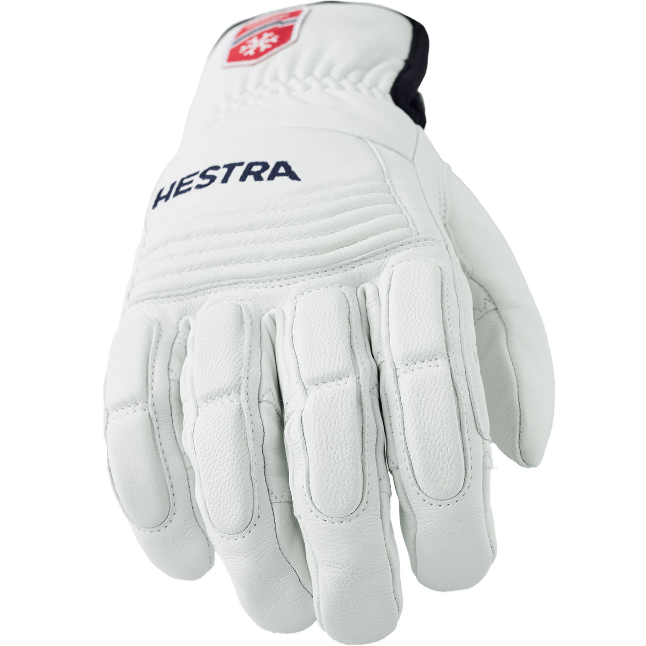 Hestra Men Glove DOWNHILL COMP ERGO GRIP white/medium blue | XSPO
