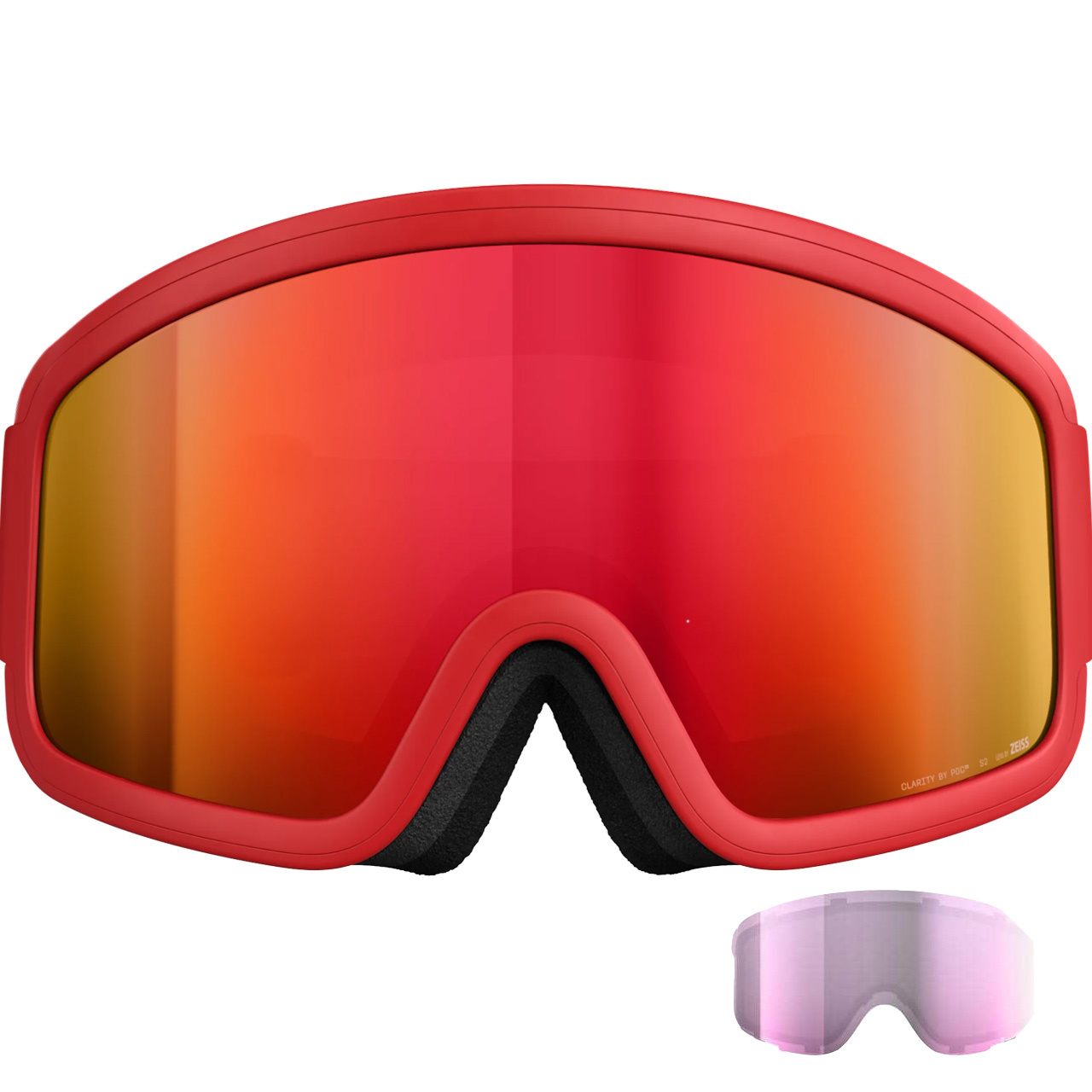 POC Ciasma prismane red /partly sunny red + Ersatzscheibe