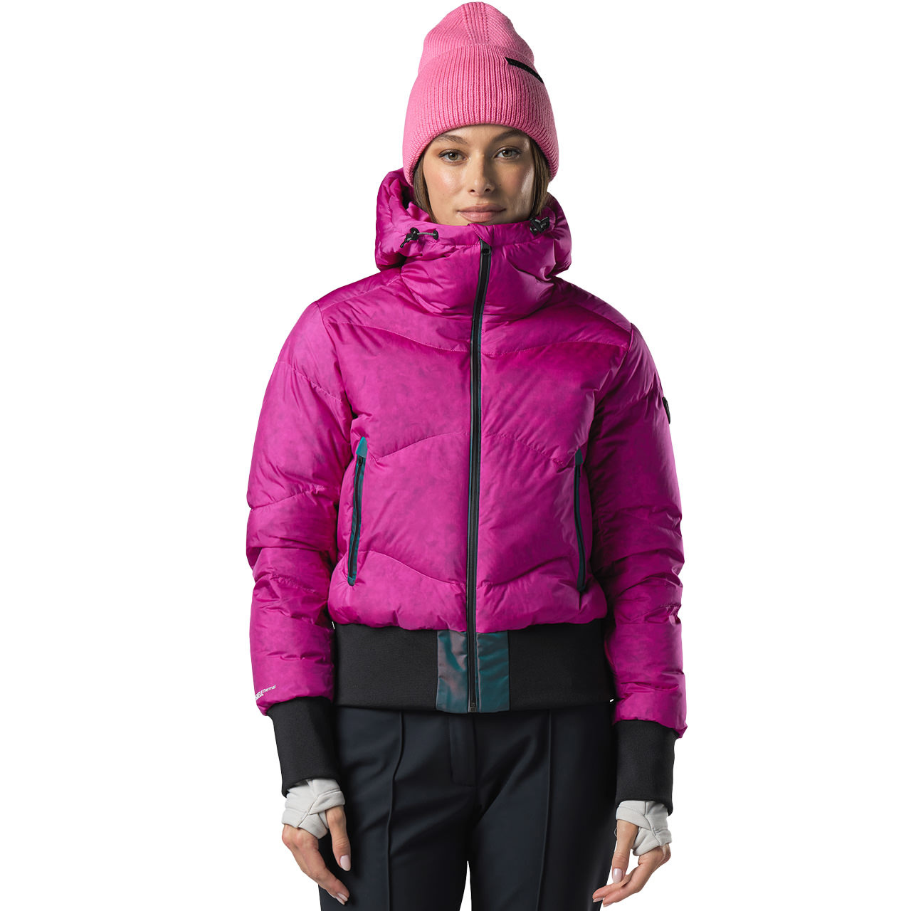 Rossignol Skiwear Damen Skijacke SNOWBLAZE BOMBER electiric fuchsia 26/27 - S