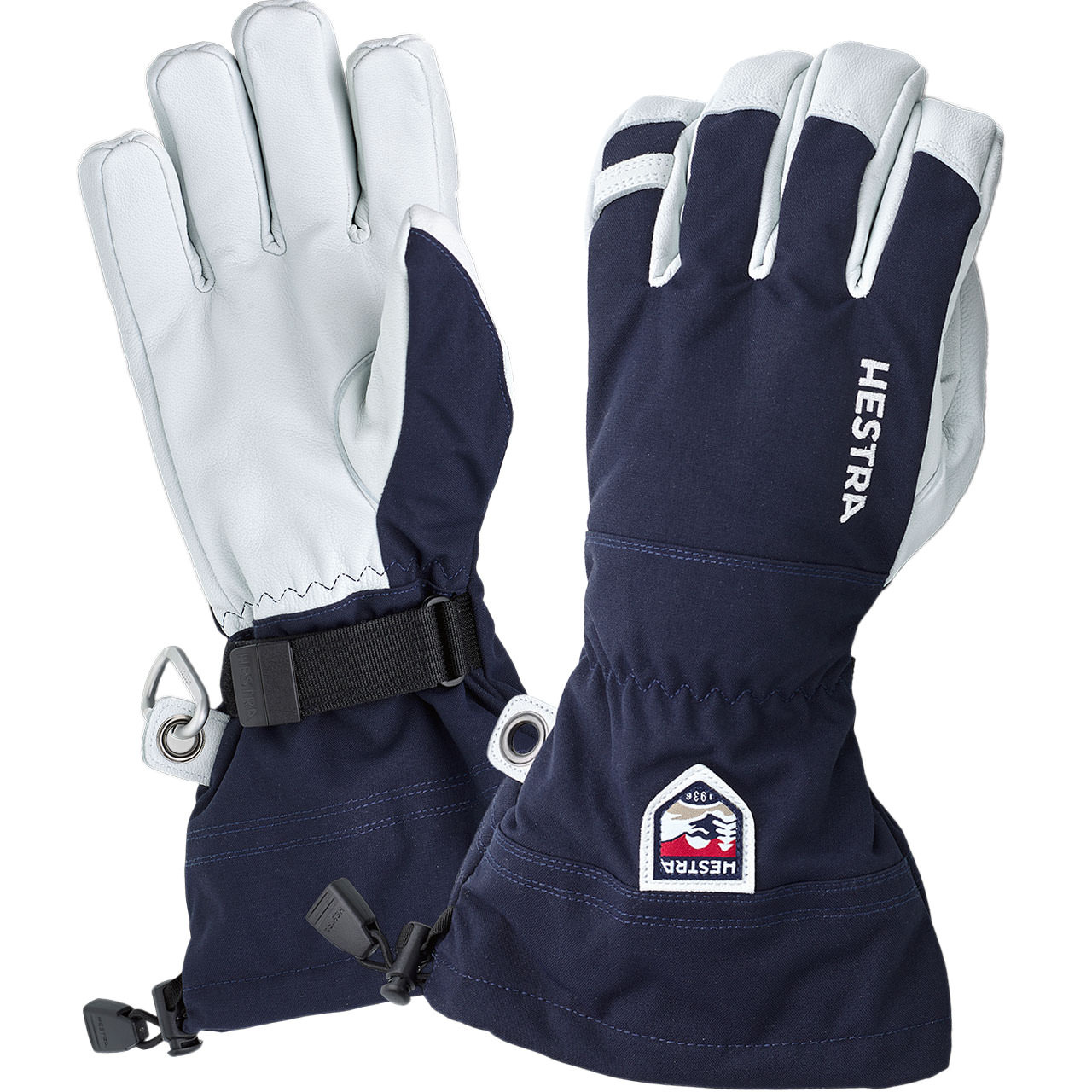 Hestra Herren Handschuh ARMY LEATHER HELI SKI navy - 9,0