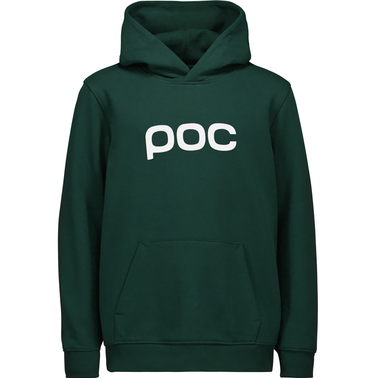 POC Kinder Hoodie pargasite green/hydrogen white 26/27 - 160