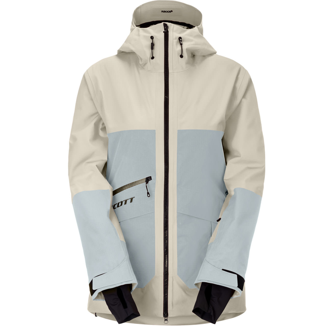 Scott Damen Skijacke ULTIMATE DRYO UTILITY latte beige/mist blue - L