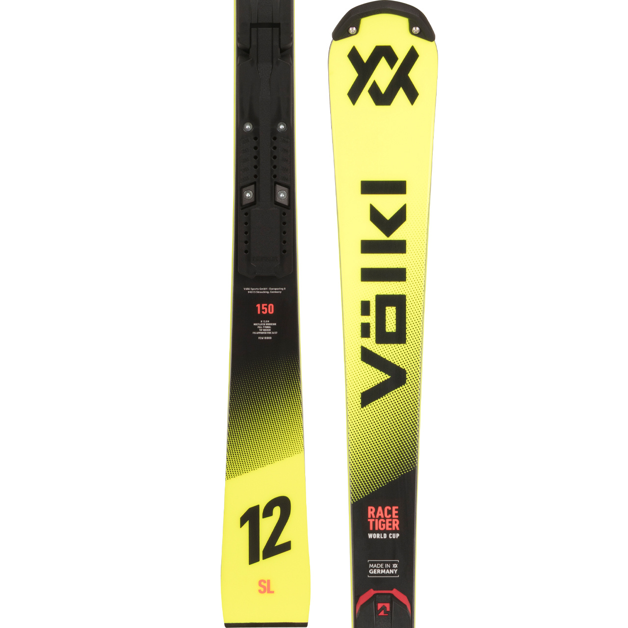 Völkl Racetiger SL R JR Plate U14/U12/U10/U8 - 143 cm