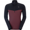 Homme Chemise de ski DEFINED LIGHT cocoa red/black