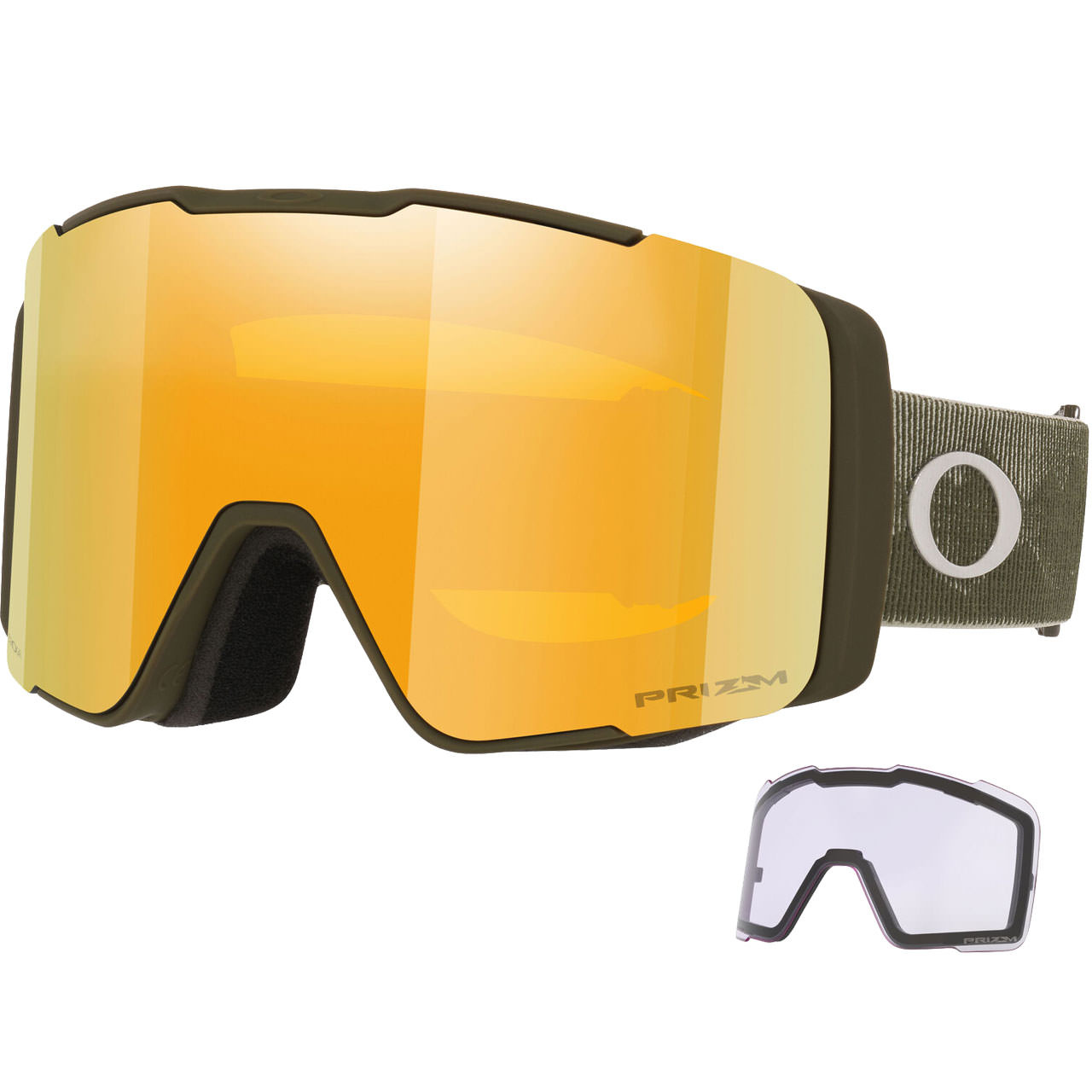 Oakley Line Miner Pro M matte sand mtn / Prizm 24K Iridium + Ersatzscheibe 26/27