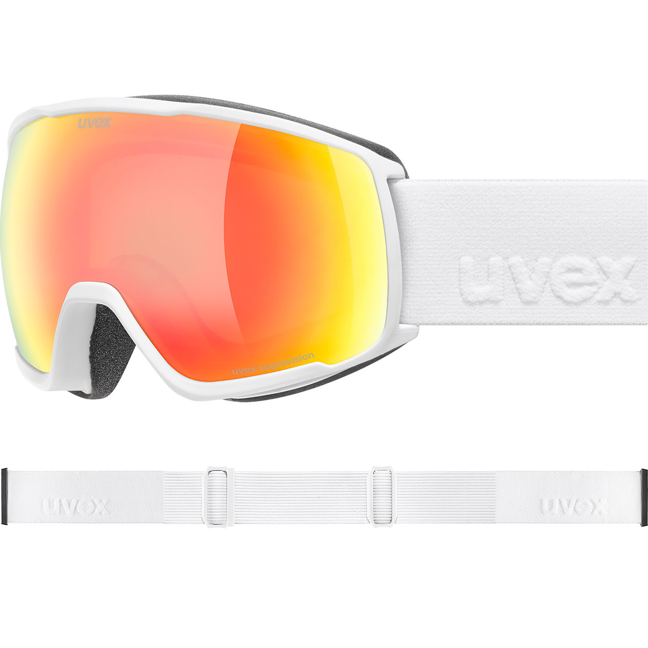Uvex Victorious Small FM white matt / mirror orange