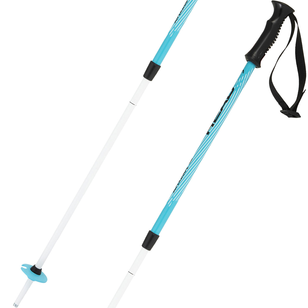 Head Supershape Team adjustable white/black/speed blue 26/27
