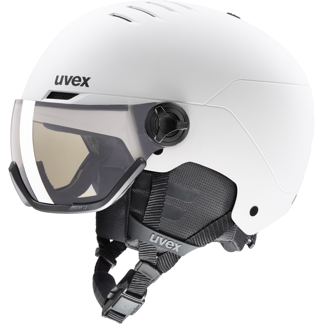 Uvex Wanted Visor pro V white matt 25/26 - 58 - 61 cm