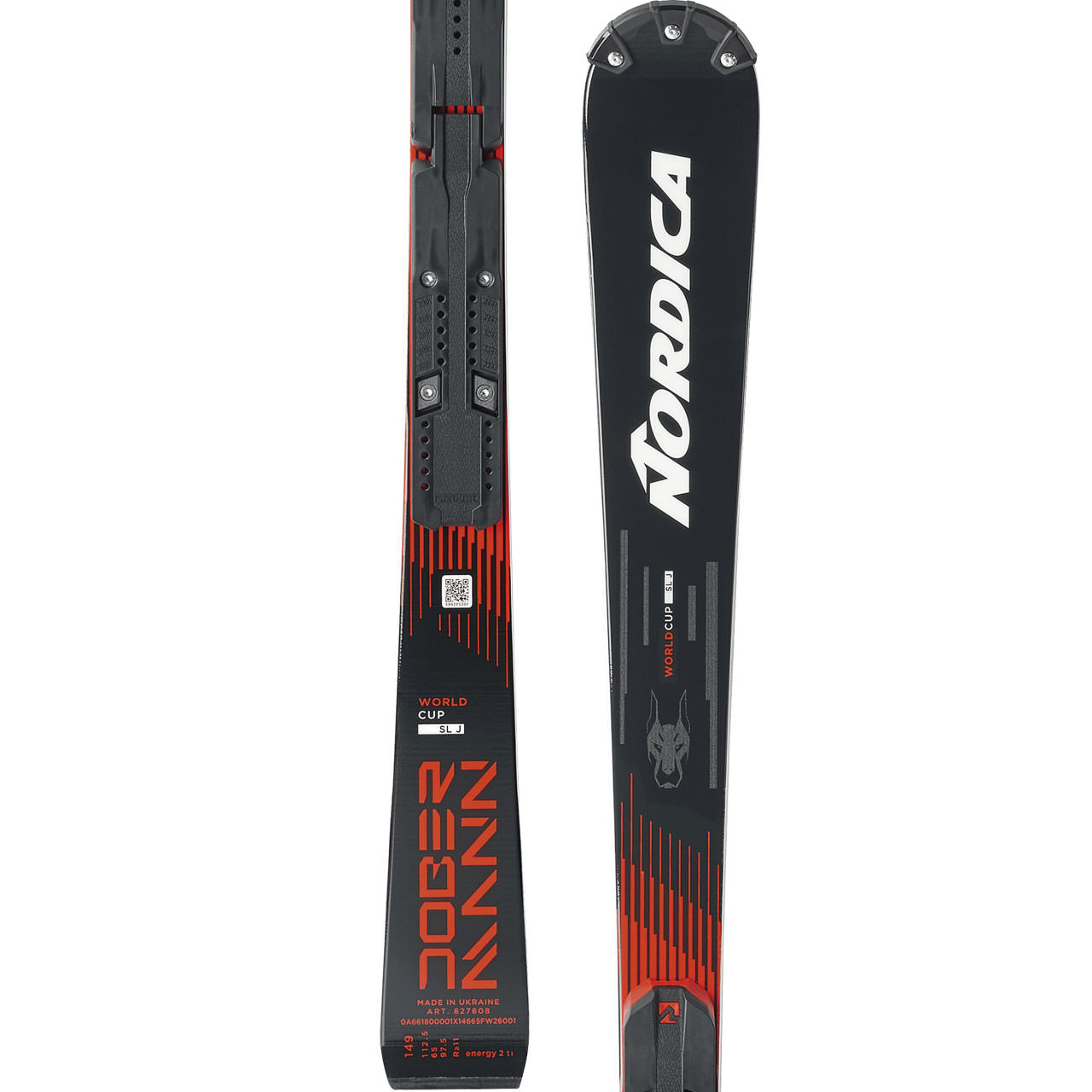 Nordica Dobermann SLJ Plate U14/U12/U10/U8 - 135 cm