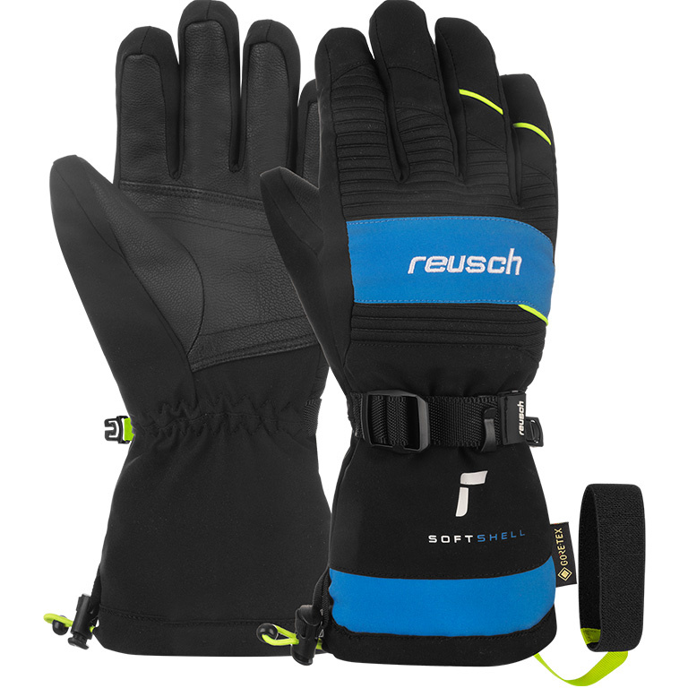 Reusch Kinder Skihandschuh MAXIM GORE-TEX black/brilliant blue - 5,0
