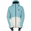Damen Skijacke ULTIMATE DRYO 10 frosty blue/dust white