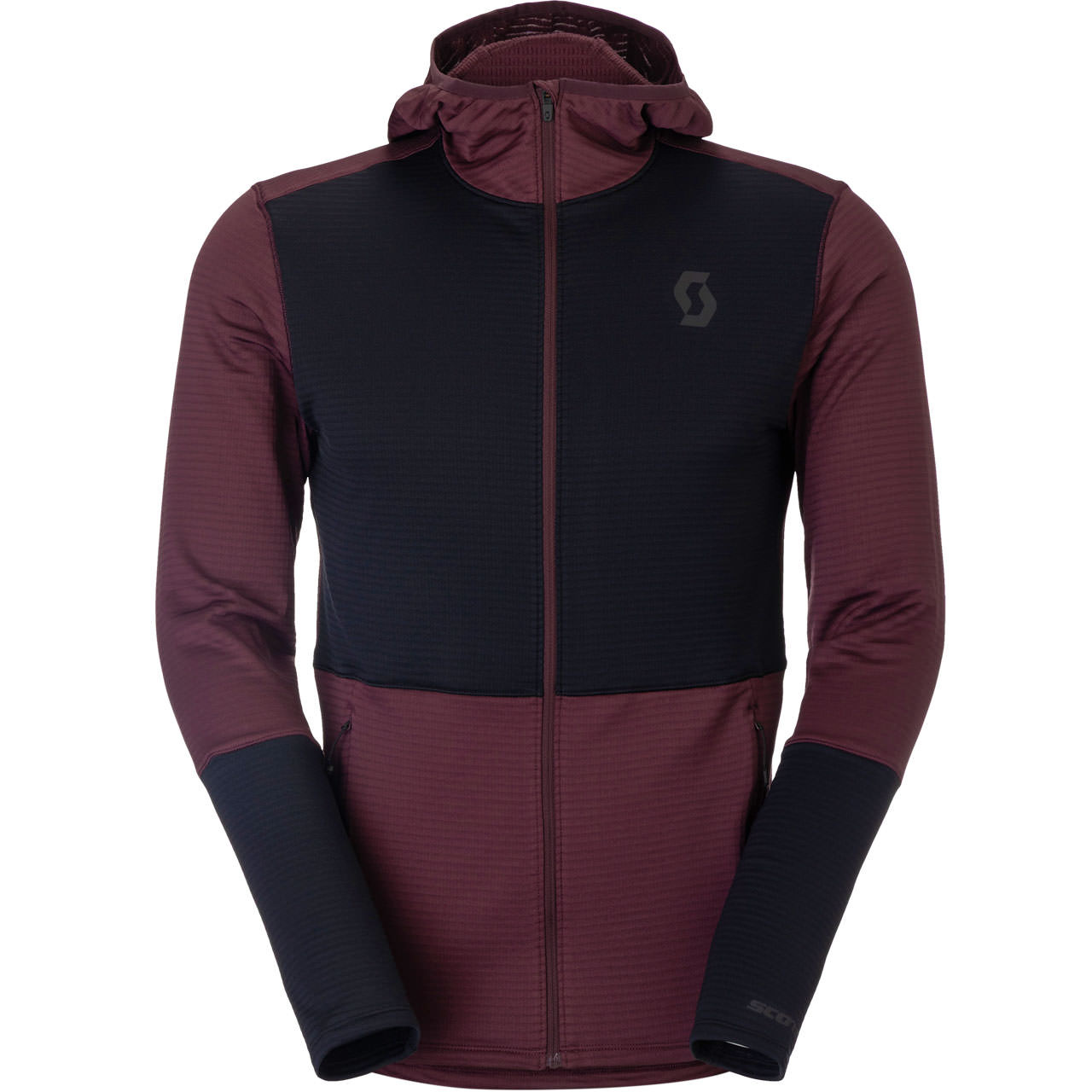 Scott Herren Hoody DEFINED LIGHT cocoa red/black - XL