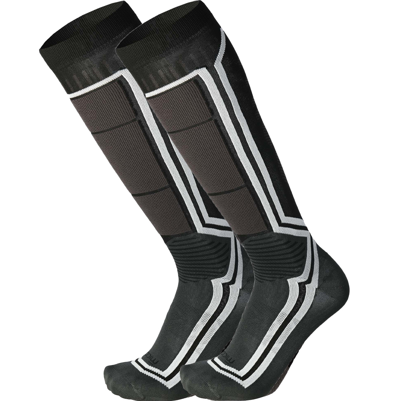 Mico Unisex Skisocken ODOR ZERO X-STATIC® black/anthracite 26/27 - XL = 44 - 46