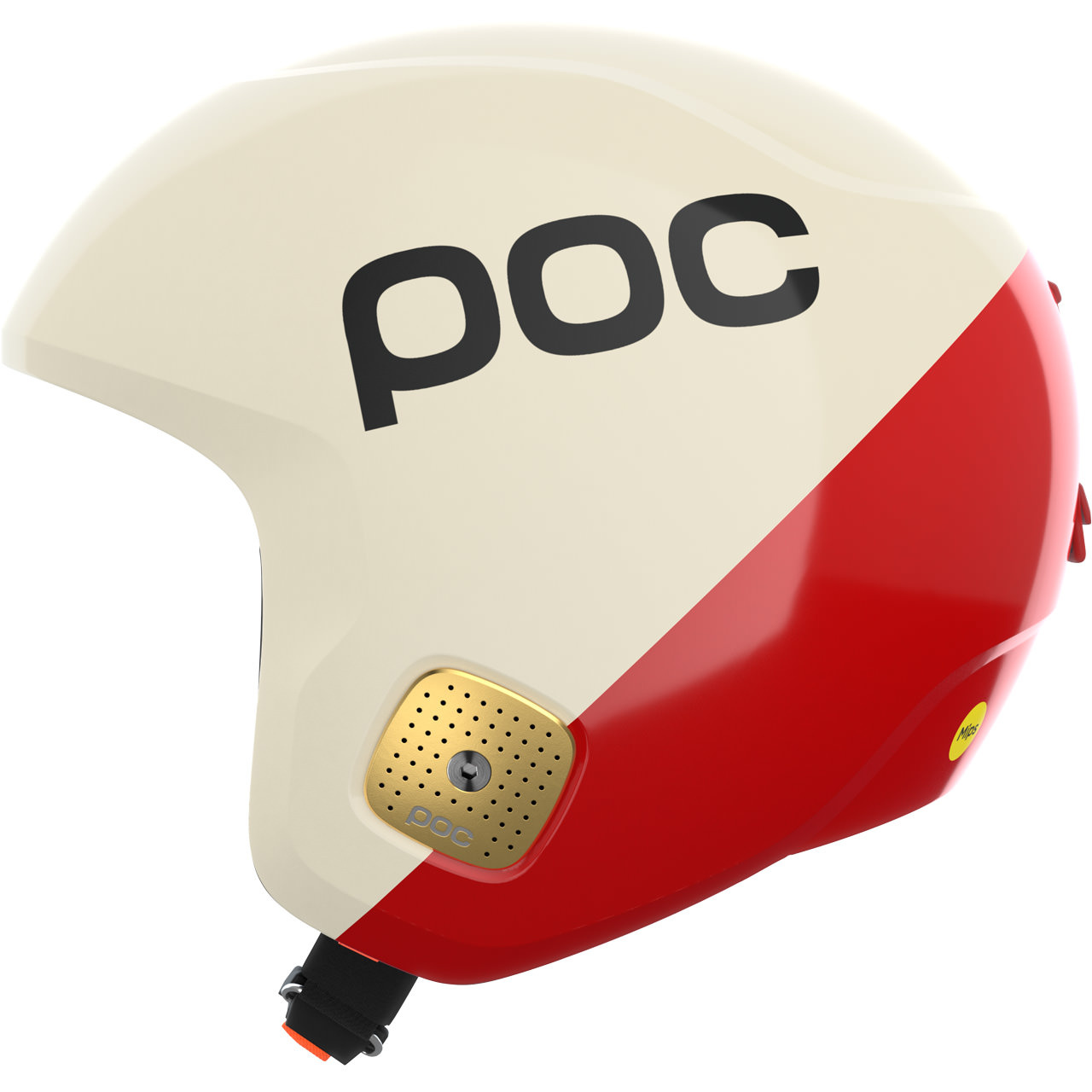 POC Skull Dura Comp Mips rouge/blanc - XS-S = 51 - 54 cm