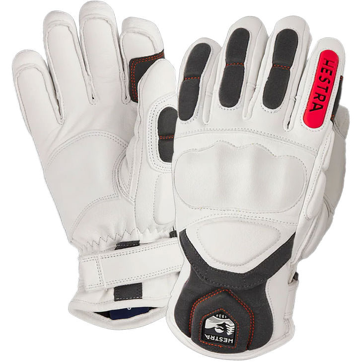 Hestra Herren Handschuh IMPACT RACING white 26/27 - 8,0