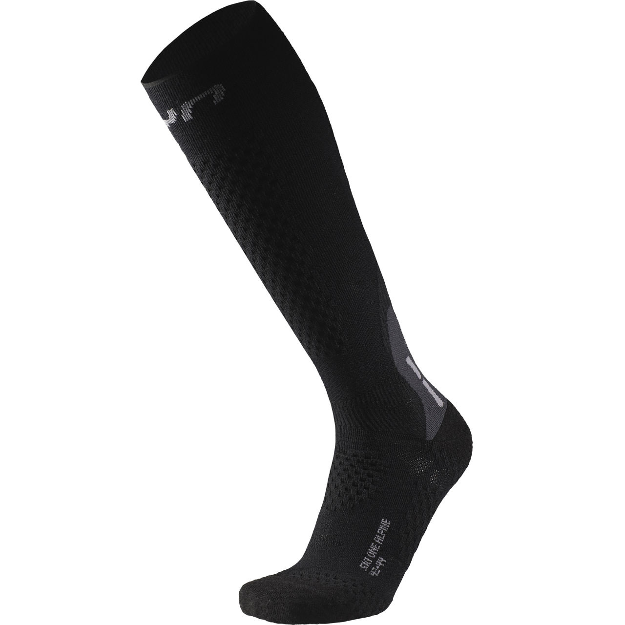 UYN Herren Skisocken ONE ALPINE MERINO black/grey - 39-41