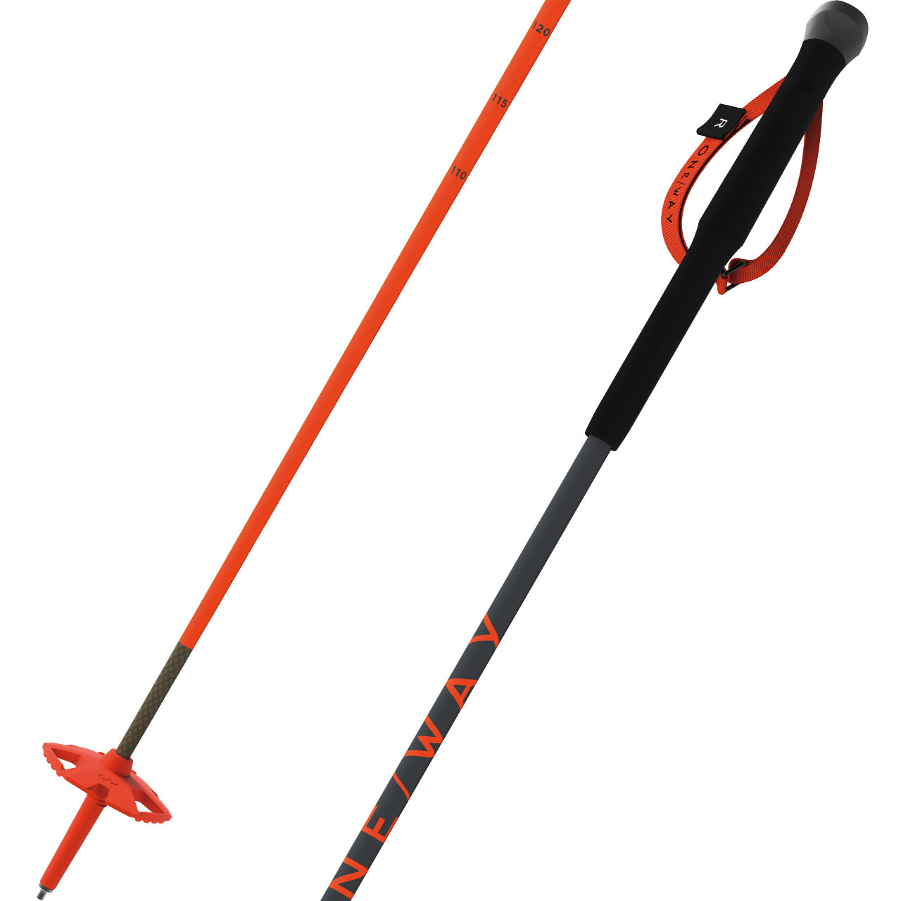 ONE WAY TR Carbon VARIO Alu asphalt/flame