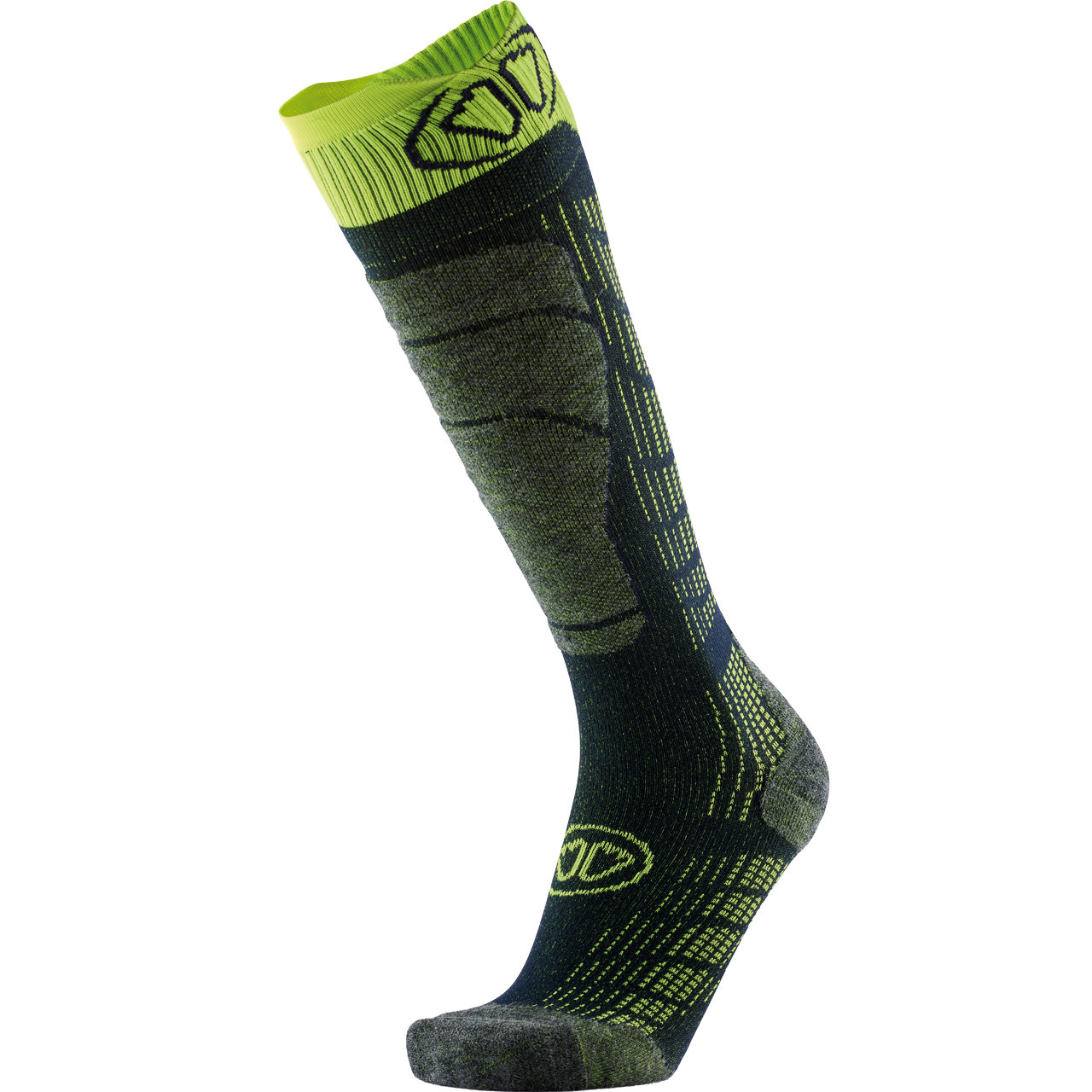 Sidas Herren Ski Socken SKI COMFORT black/yellow - 42-44