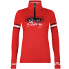 Damen gestricktes Funktionsshirt SAPHIRA red