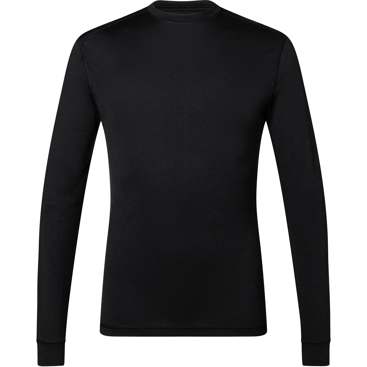 super.natural Herren Merino Langarm Shirt ARCTIC 230 jet black 26/27 - S