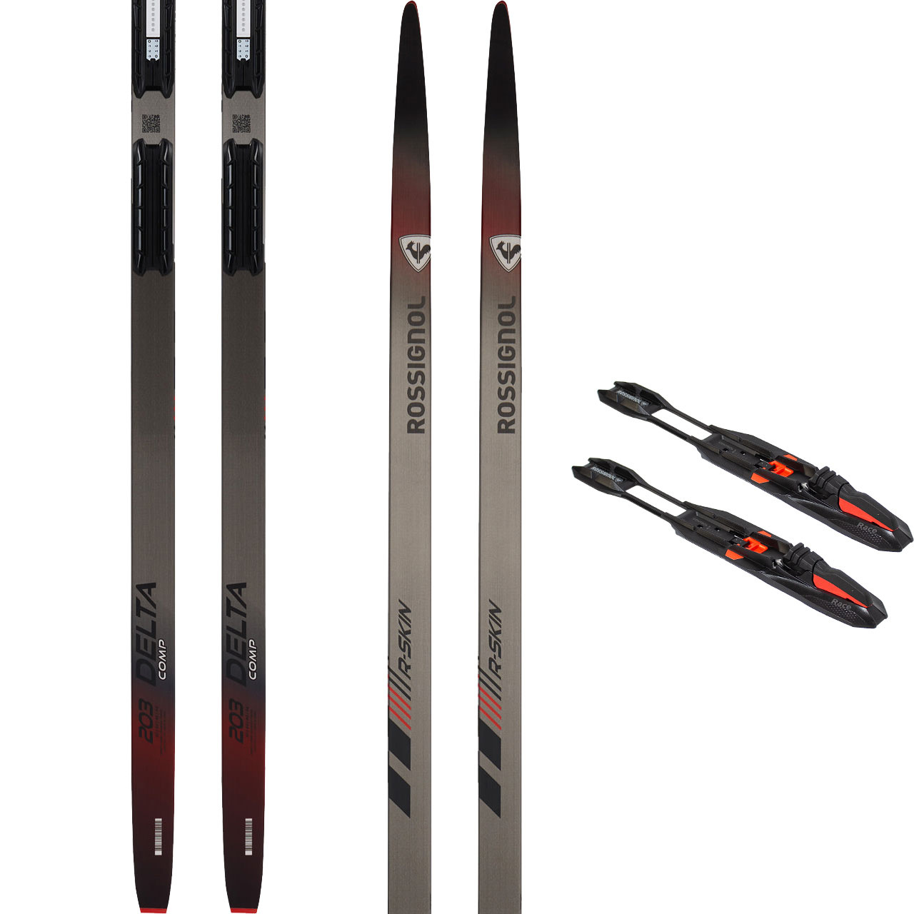 Rossignol Delta Comp R-Skin Stiff SET - 186 cm = 55 - 70 kg