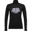 Damen gestricktes Funktionsshirt FIORDALISO black-white