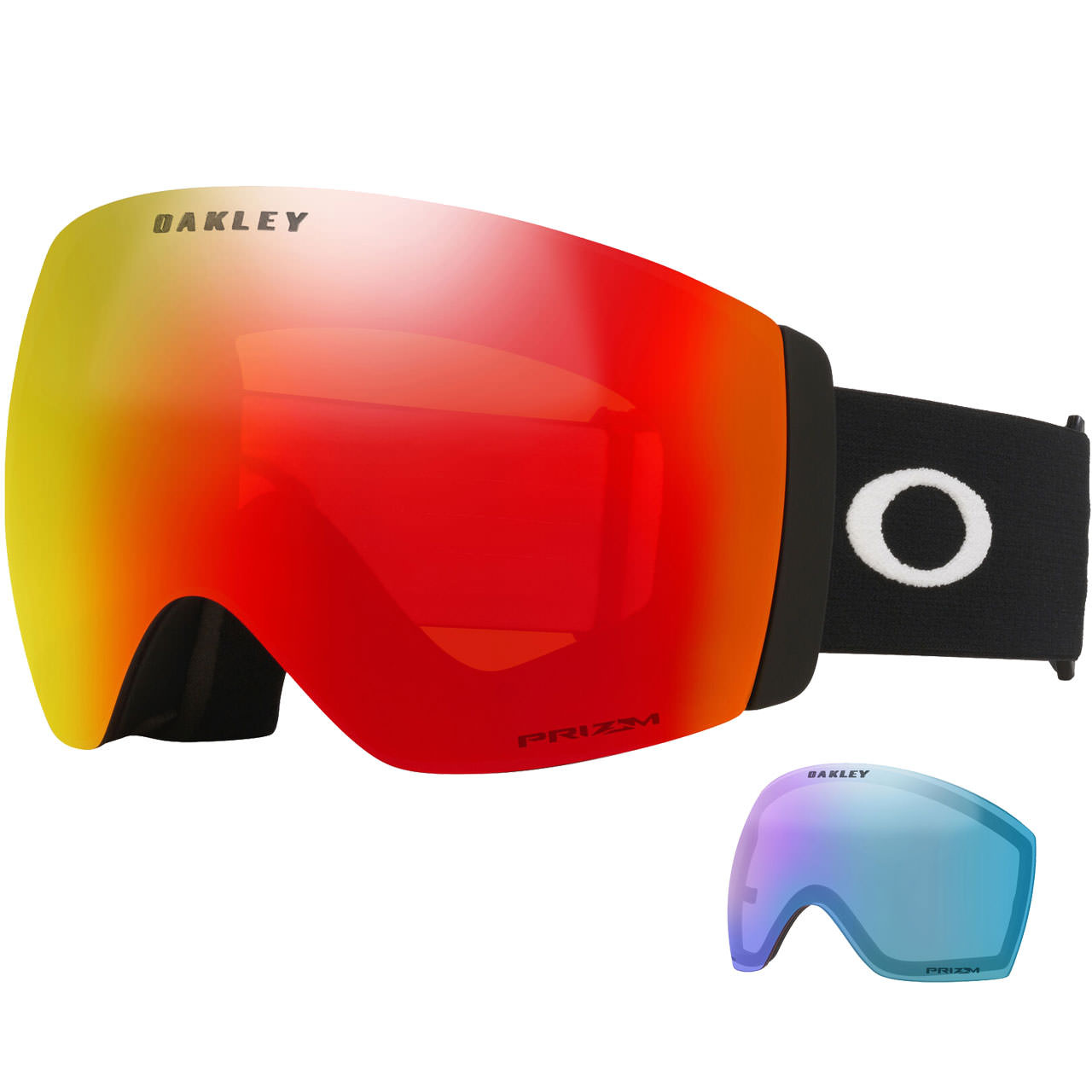 Oakley Flight Deck Pro L matte black / Prizm Torch Iridium + Ersatzscheibe