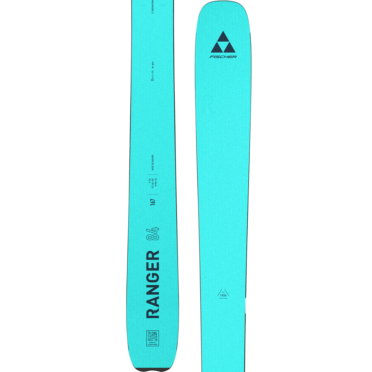 Fischer Ranger 84 celeste 26/27 - 174 cm