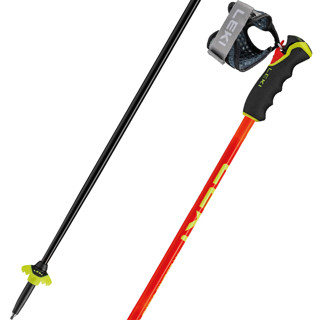 Leki Wyldbird Vario TR neonorange/bright red/neonyellow