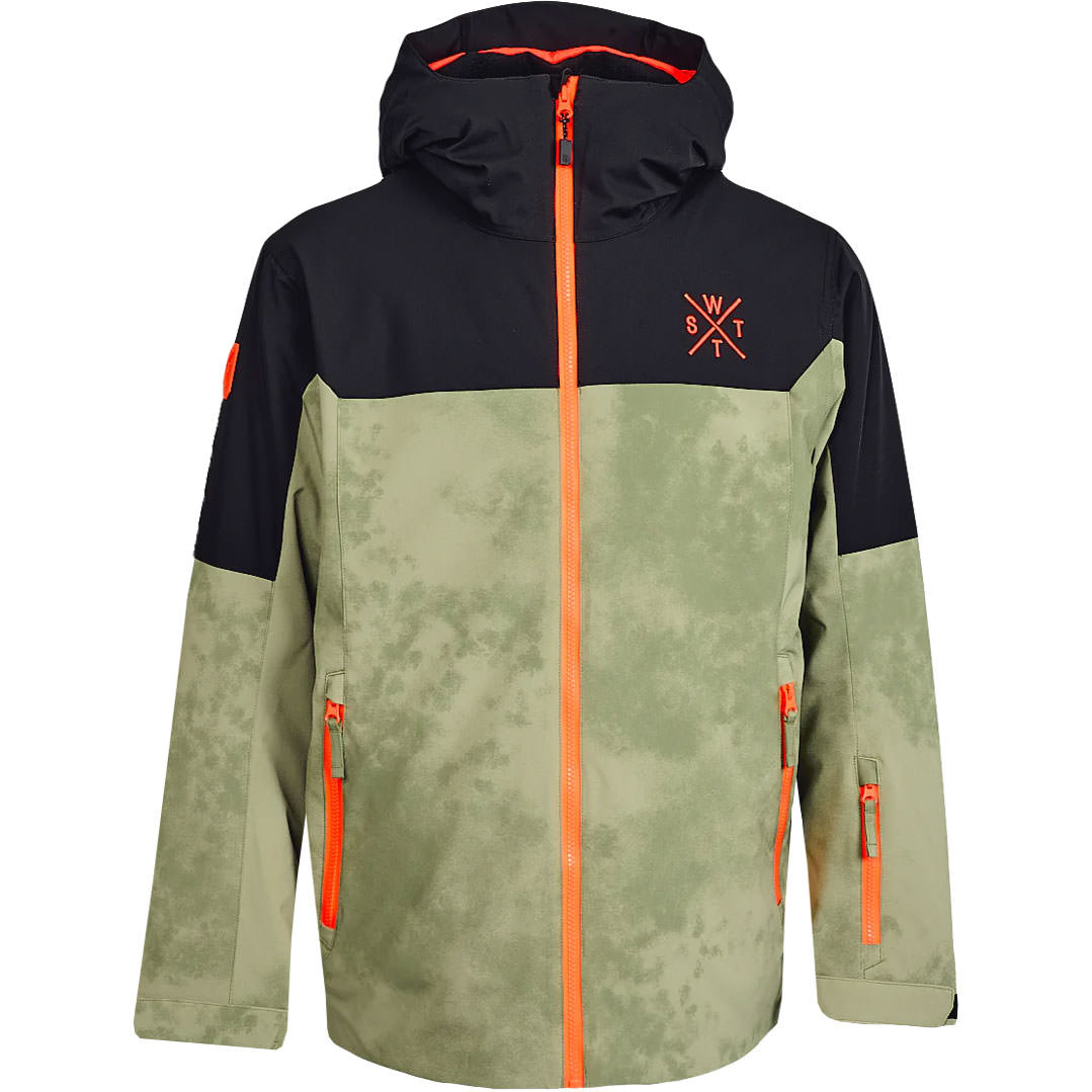 Watts Herren Skijacke XGAMMA acid wash olive - XL