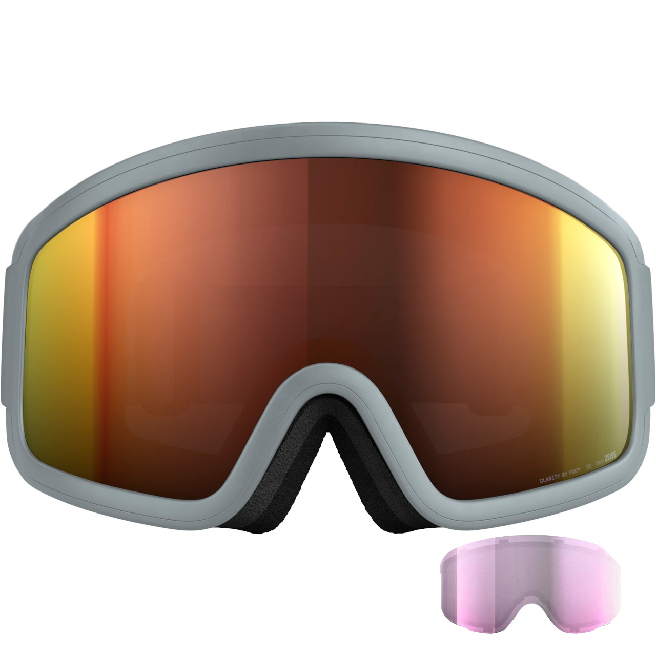 POC Ciasma granite grey/partly sunny orange + Ersatzscheibe