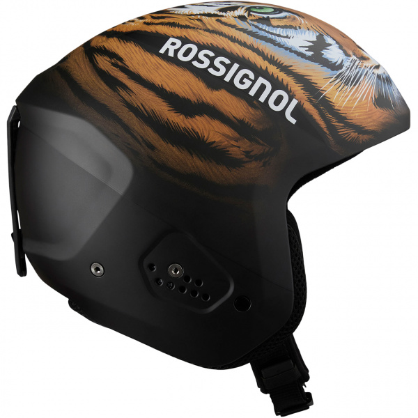 Rossignol Hero Slalom black with Chinguard | XSPO