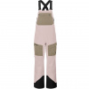 Women Ski Pants VERTIC UTILITY 3L wax pink/portobello beige