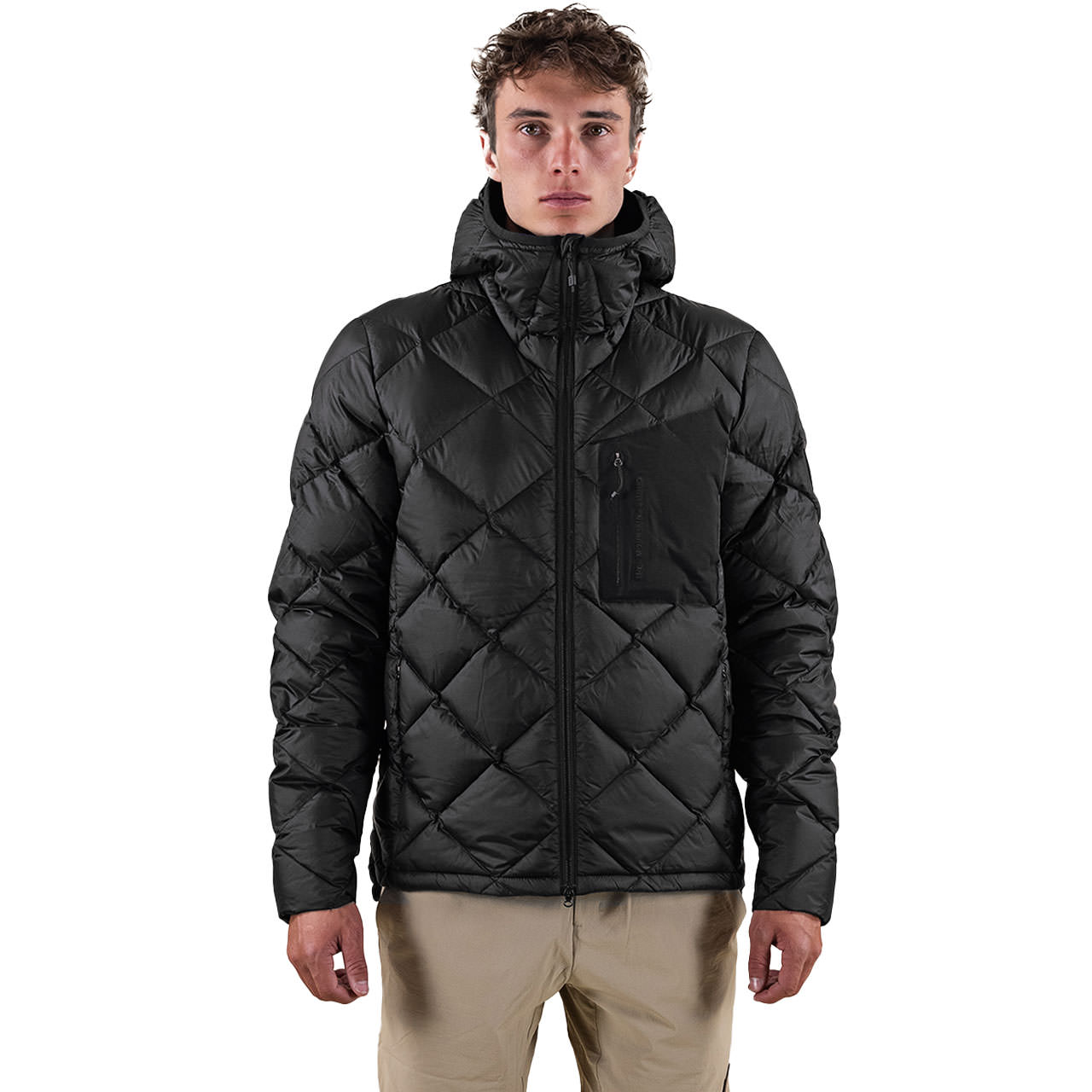 The Mountain Studio Men Down Jacket D-7 UL black onyx | XSPO