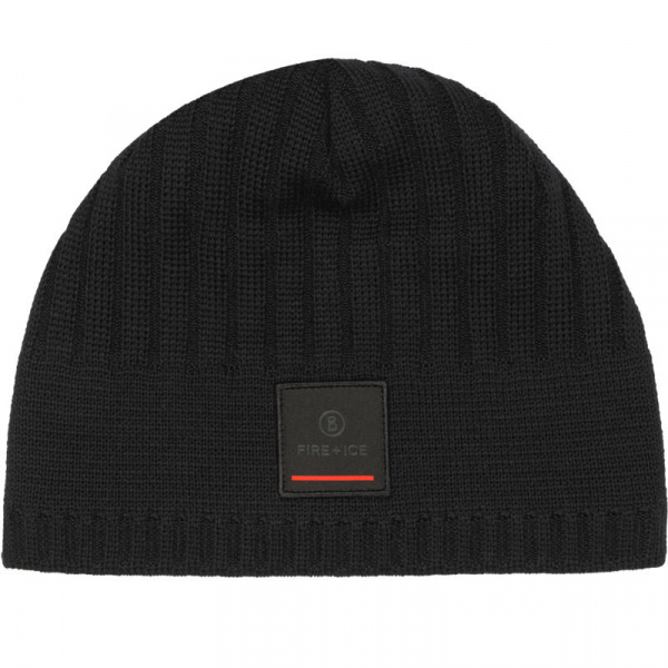 BOGNER FIre+Ice TAREK Black Hat Bogner | Fire + Ice | Tarek Knit Hat | Unisex – Confluence  main image 4