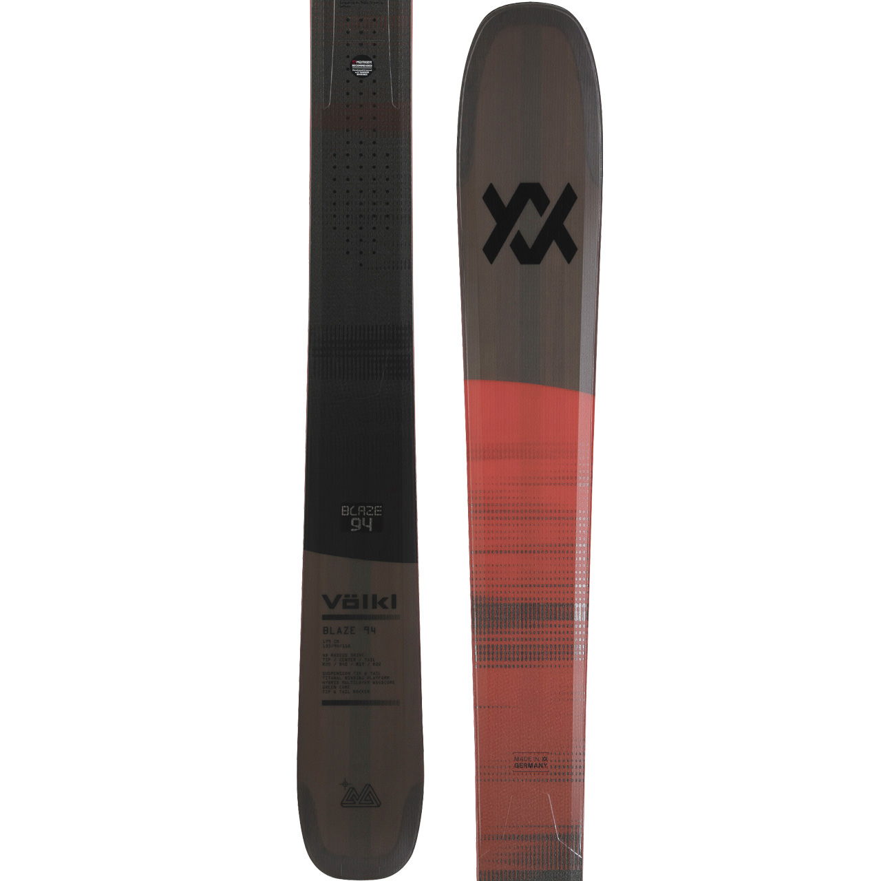 Völkl Blaze 94 black 26/27 - 186 cm
