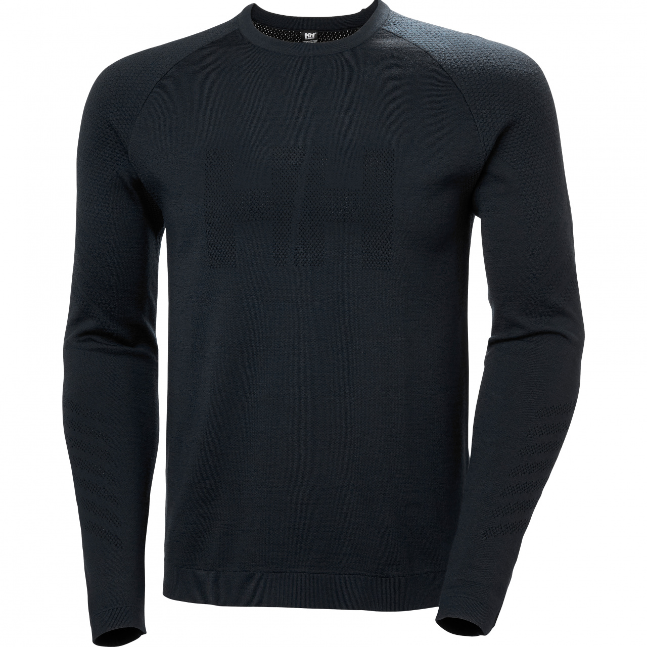 Helly Hansen Herren Langarm Shirt LIFA MERINO KNITEVO CREW black - M