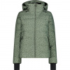 Giacca da sci donna QUILTED PRINT green tea
