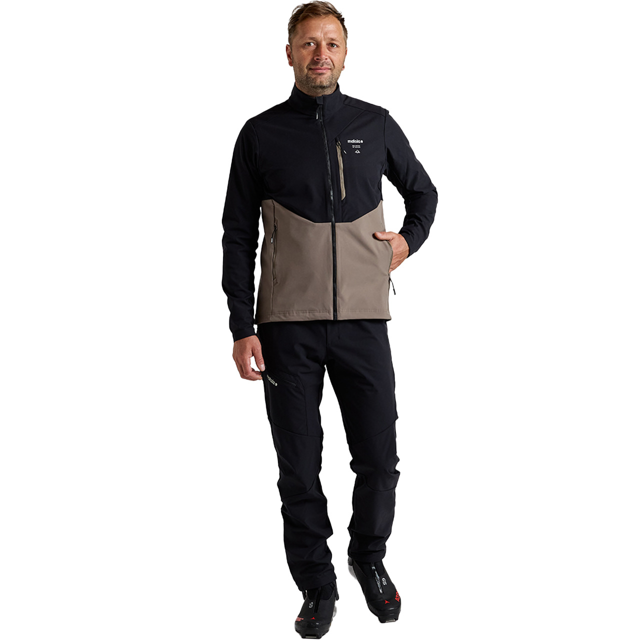 Maloja Herren Langlaufhose MARCUSm deep black 26/27 - L
