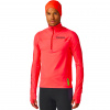 Herren Skishirt HERO HALF ZIP neon red