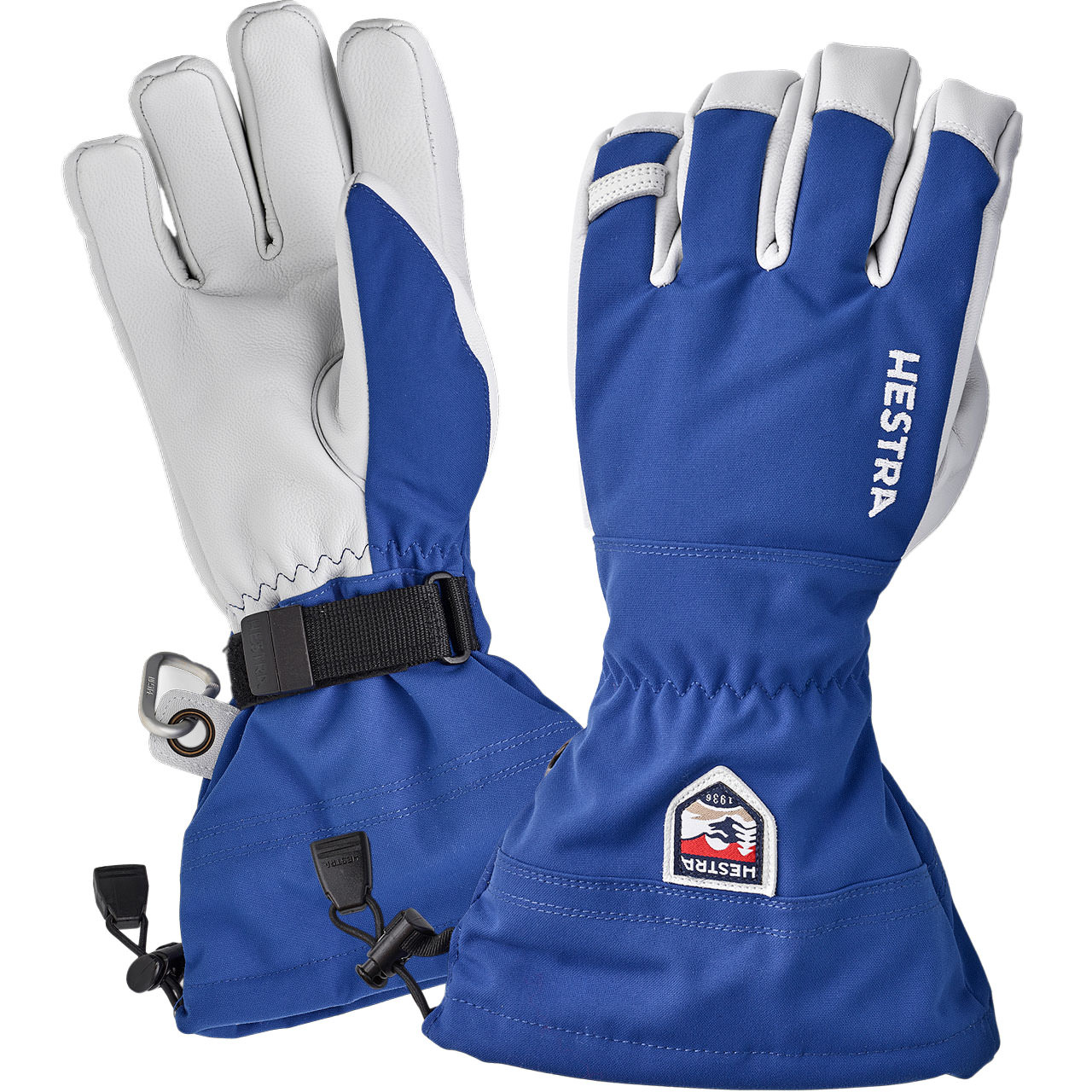 Hestra Herren Handschuh ARMY LEATHER HELI SKI royale blau - 10,0