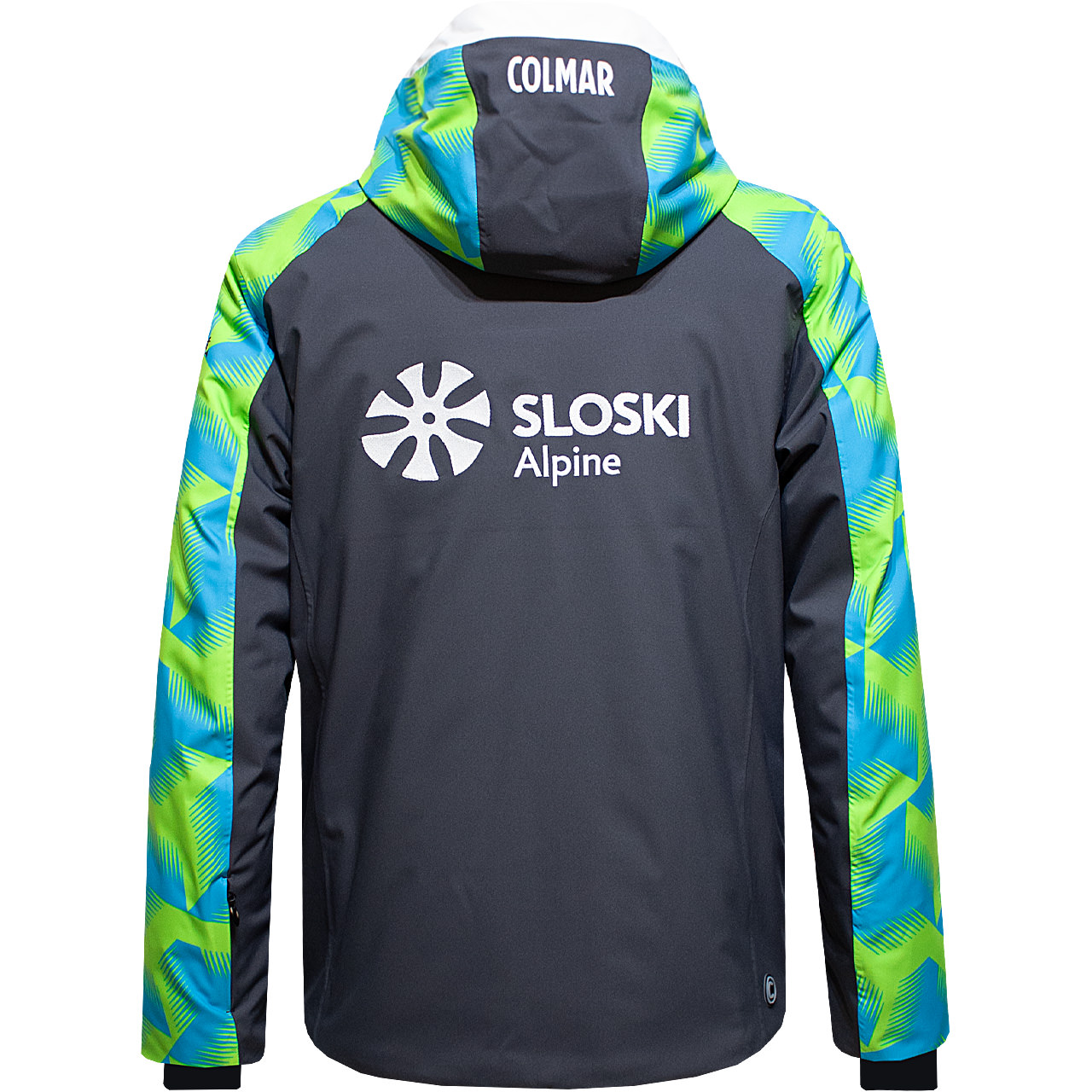 Colmar Men Ski Jacket TEAM SLOVENIA white-grey-green | XSPO