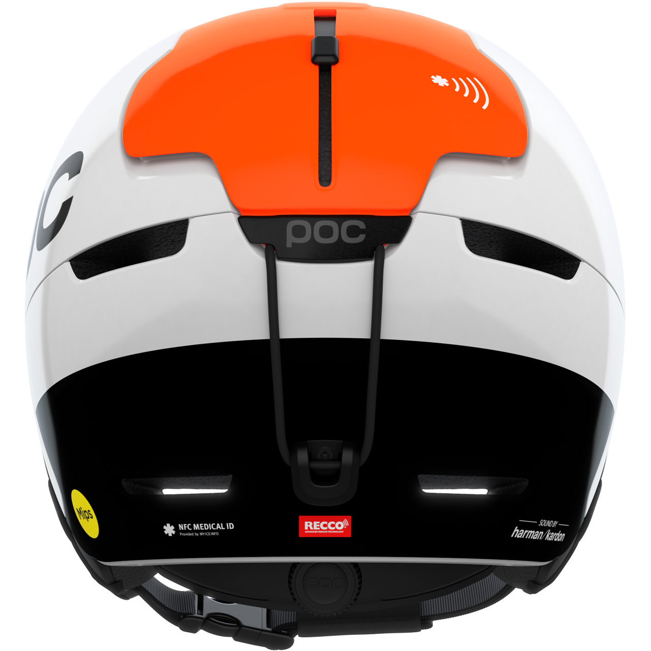 POC Obex Connect hydrogen white/fluorescent orange AVIP | XSPO
