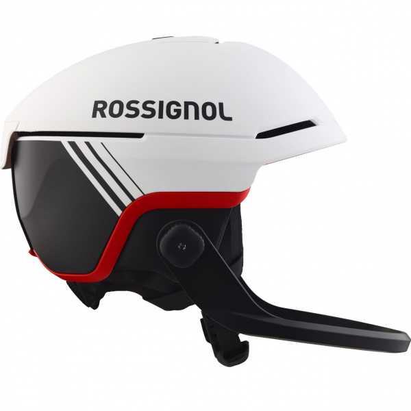 Rossignol Hero Slalom Impacts white with Chinguard | XSPO