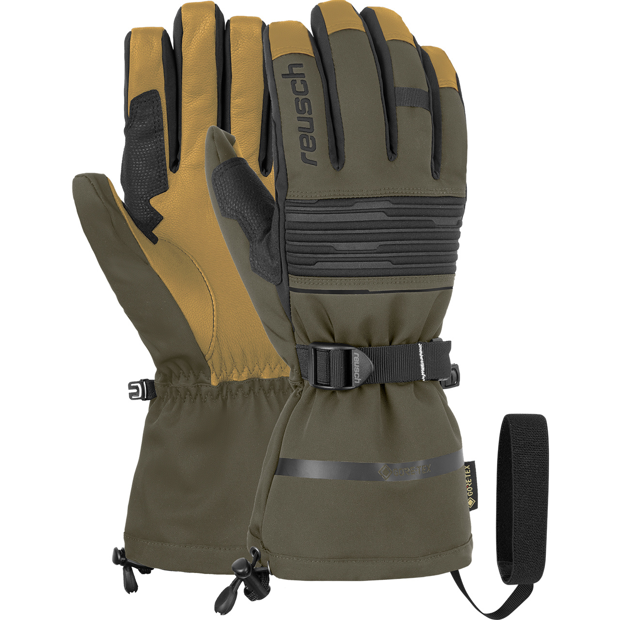 Reusch Herren Handschuh ISIDRO GORE-TEX burnt olive/camel - 8,0