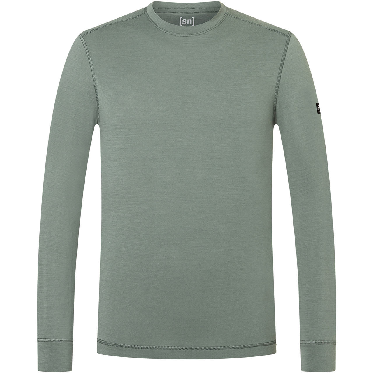 super.natural Herren Merino Langarm Shirt TUNDRA 175 eucalyptus 26/27 - XL
