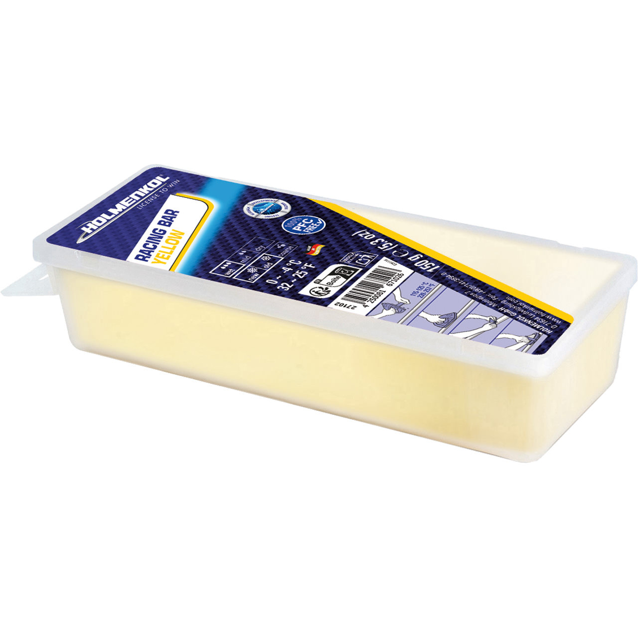 Holmenkol Racing Bar yellow (150 g)