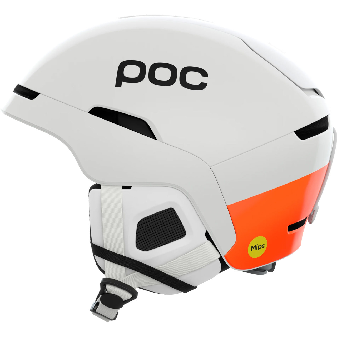 POC Obex Mips hydrogen white/fluorescent orange - XL-XXL = 59 - 62 cm