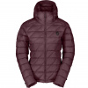 Women Hoody Jacket INSULOFT LIGHT DOWN cocoa red